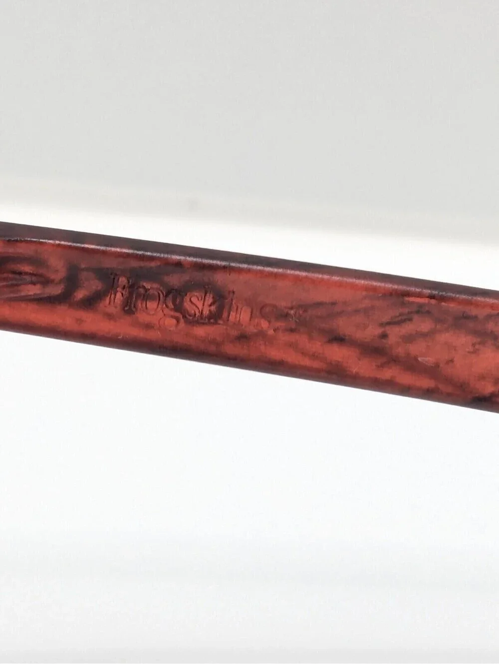 Oakley Frogskins Sunglasses 009013-B755 5517 133 Matte Red Woodgran Frames Sapph